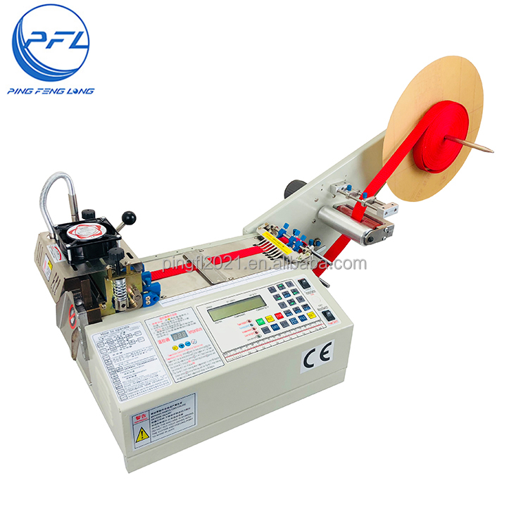 PFL-990T High precision elastic band cutting desktop automatic ear loop elastic tape cutting machine with pre feeding device